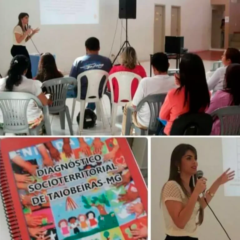 Em 2015 fui contratada para implantar a VIGIL NCIA SOCIOASSISTENCIAL e  elaborar o primeiro diagnóstico de Taiobeiras/MG, minha terrinha, e de lá pra cá já elaborei vários outros diagnósticos socioterritoriais tanto aqui quanto para OUTROS MUNICÍPIOS.